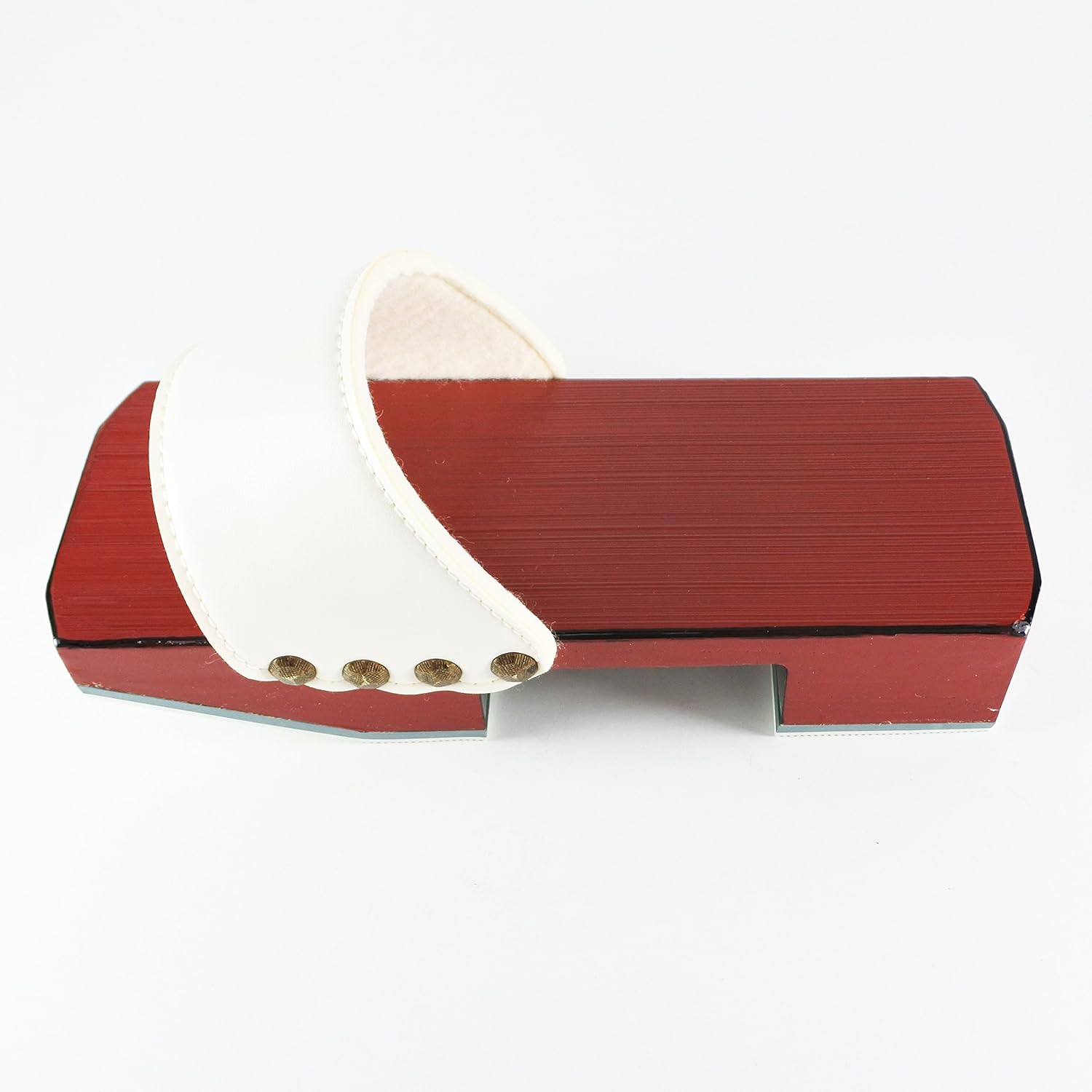 Amazon 草履下駄企画製造卸 しば田 庭下駄 刷毛目 朱塗漆 白ベルト フリーサイズ 草履下駄企画製造卸 しば田 下駄 草履