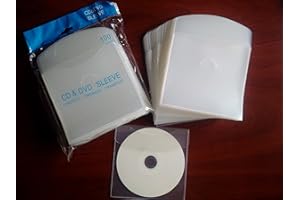 MEGADISC CD DVD Keepers Holder Clear 100 PK(Memorex Quality)