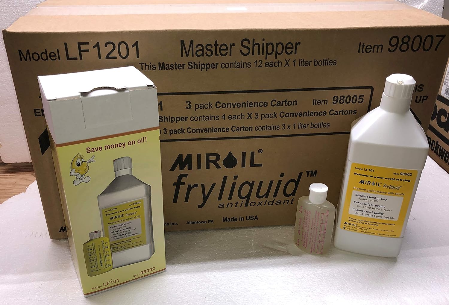 Amazon.com: Miroil FryLiquid, antioxidante para aceite de ...