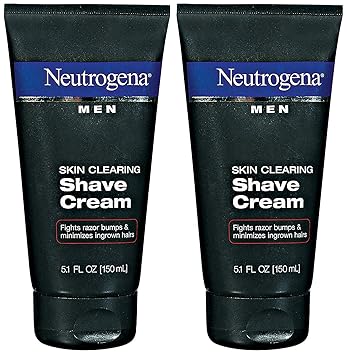 Amazon Com Neutrogena Men Skin Clearing Shave Cream 5 1 Fl Oz