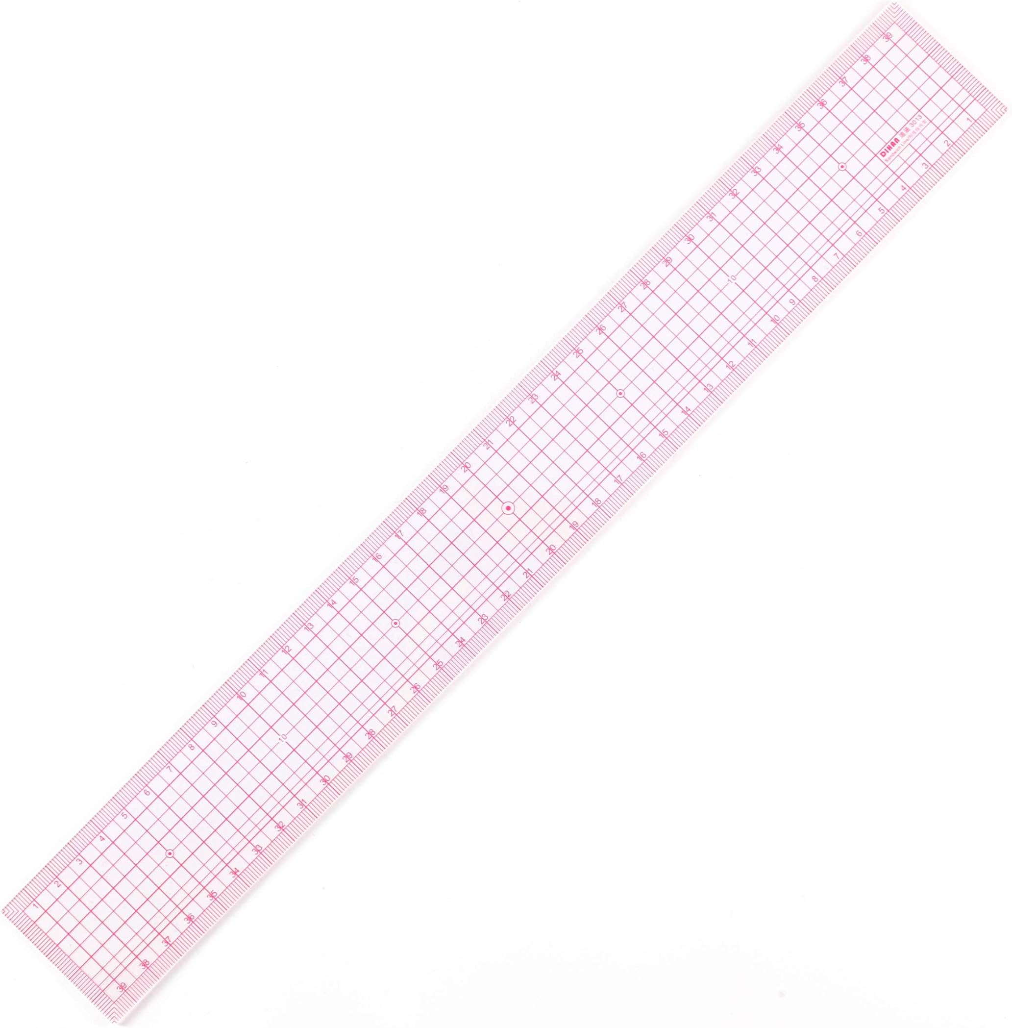 DIHAN #3013 40cm Multi-fuction Garment Ruler Grading Ruler Pattern Maker Ruler Tailor Ruler Patchwork