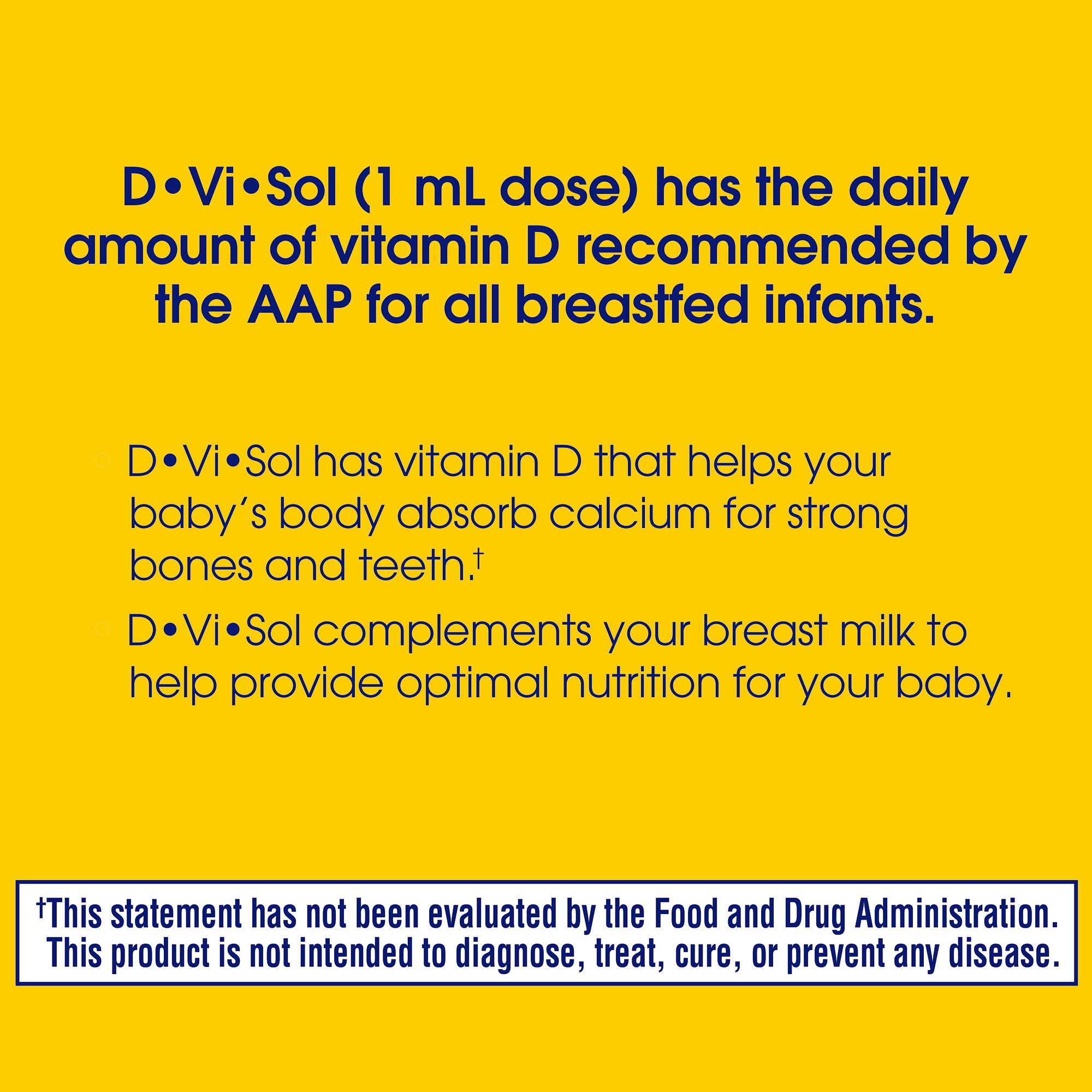 Enfamil DViSol Vitamin D Supplement Drops for Infants 50 mL dropper