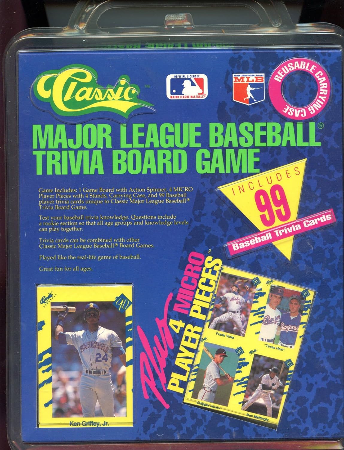 1990 90 Classic Baseball Card Game Complete Set Yellow FACTORY SEALED
