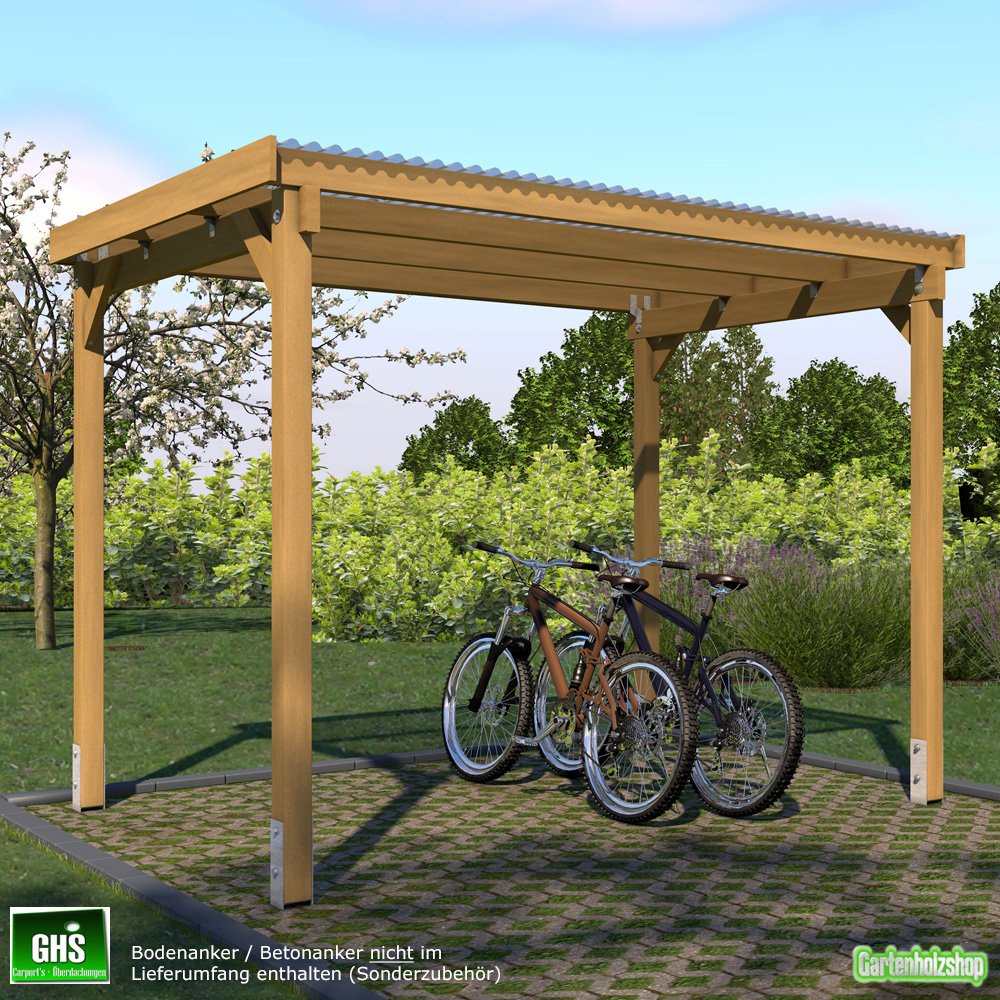 Fahrradbox und Fahrradgarage aus Holz - Infos & Preise