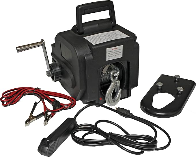 TW2000 Trailer Hitch Recovery Winch, Convenient