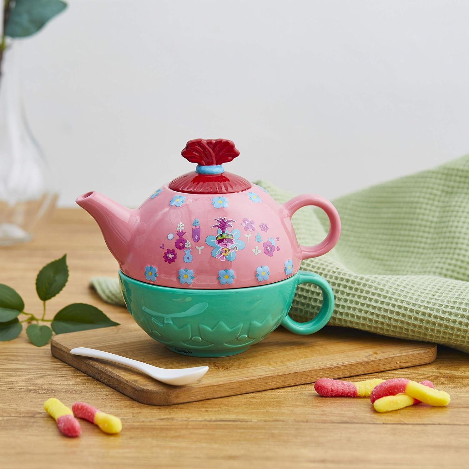 trolls tea set