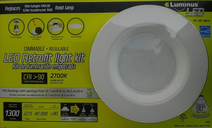 Luminus Led Retrofit Light Kit 2700k Warm White 1300 Amazon Com