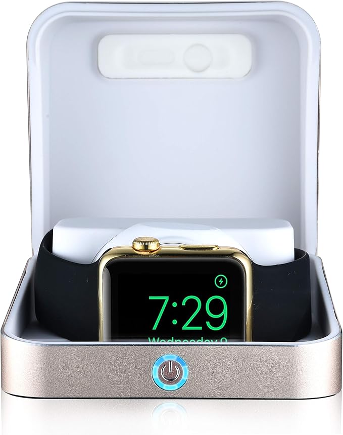Sumato WatchBox Charging Case for Apple Watch 5 4 3 2 1 [Travel Battery