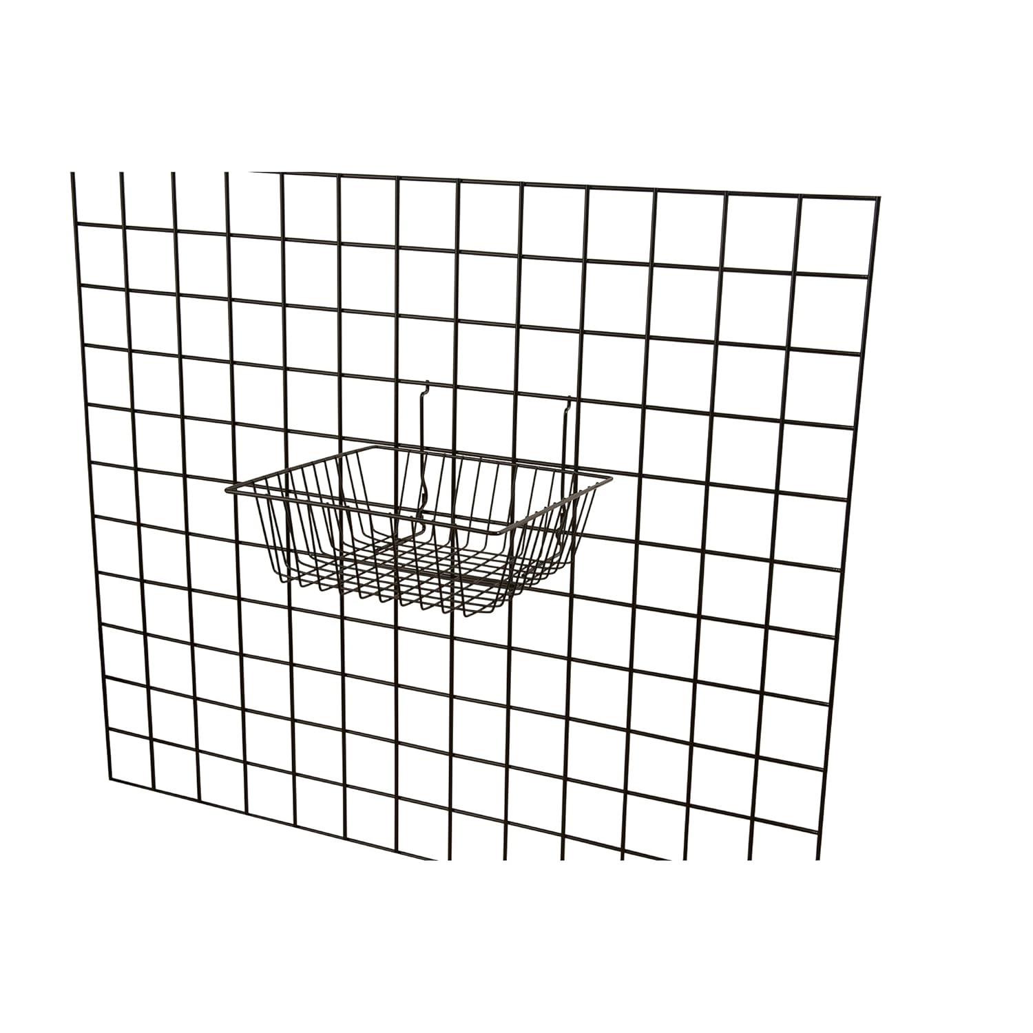 Industrial & Scientific Set of 6 Black Wire Baskets for Grid Wall Pack