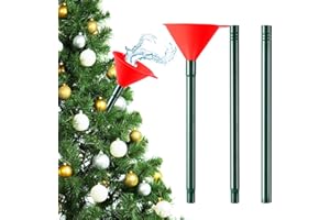 MUDEREK Christmas Tree Watering Funnel-Watertight Christmas Tree Funnel,Long Christmas Tree Watering System,Christmas Tree Waterer Xmas Plant Watering Tool for Real Live Tall Chirstmas Trees
