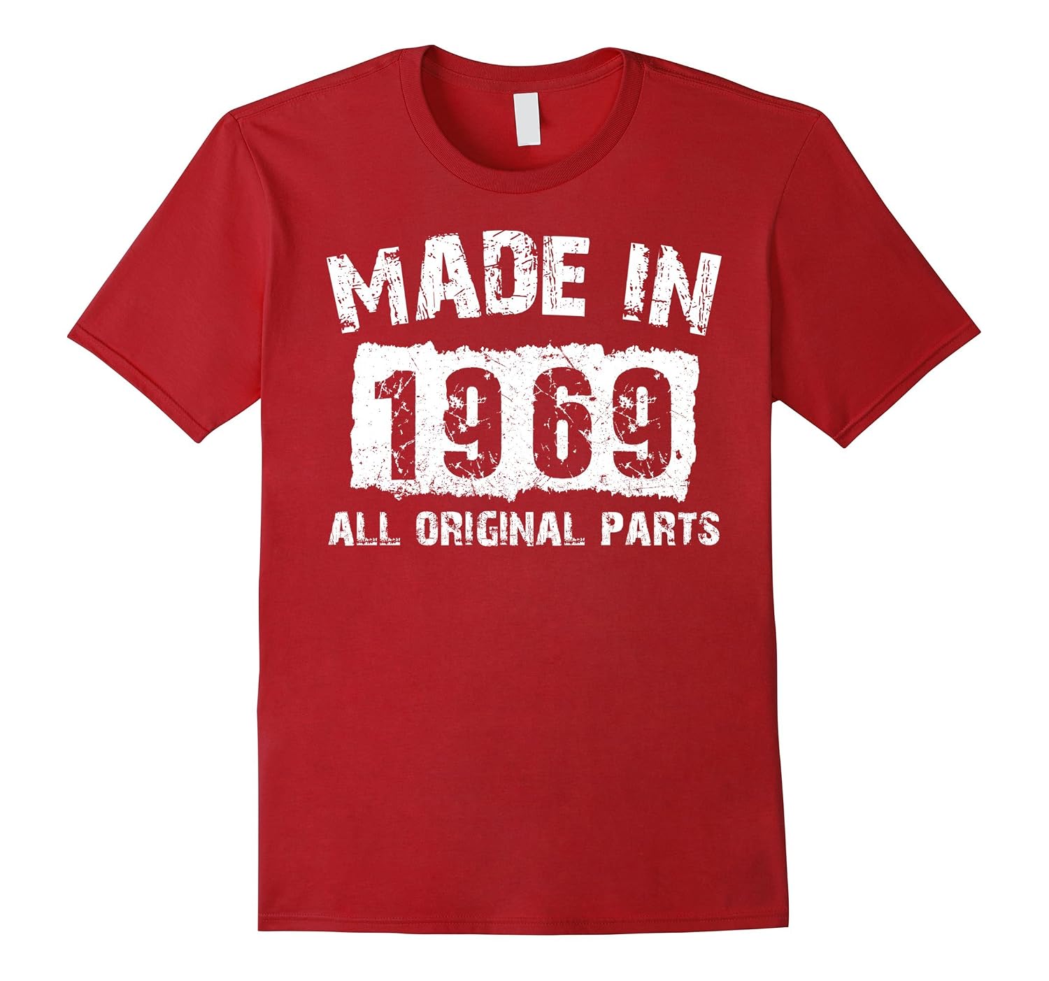 T-shirt Homme 'Made In 1972' 48 Ans Anniversaire - Taille 48, 100% Coton, Neuf Avec étiquette