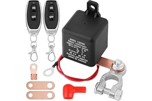 Mata1 Kill Switch for Car Battery, Remote Disconnect Isolator, 200 amp 12 V, Top Mount Kill Switch