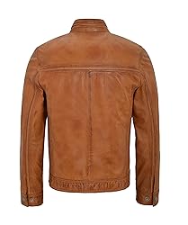 HANDSY Leather Jackets For Men - Leather Motorcycle