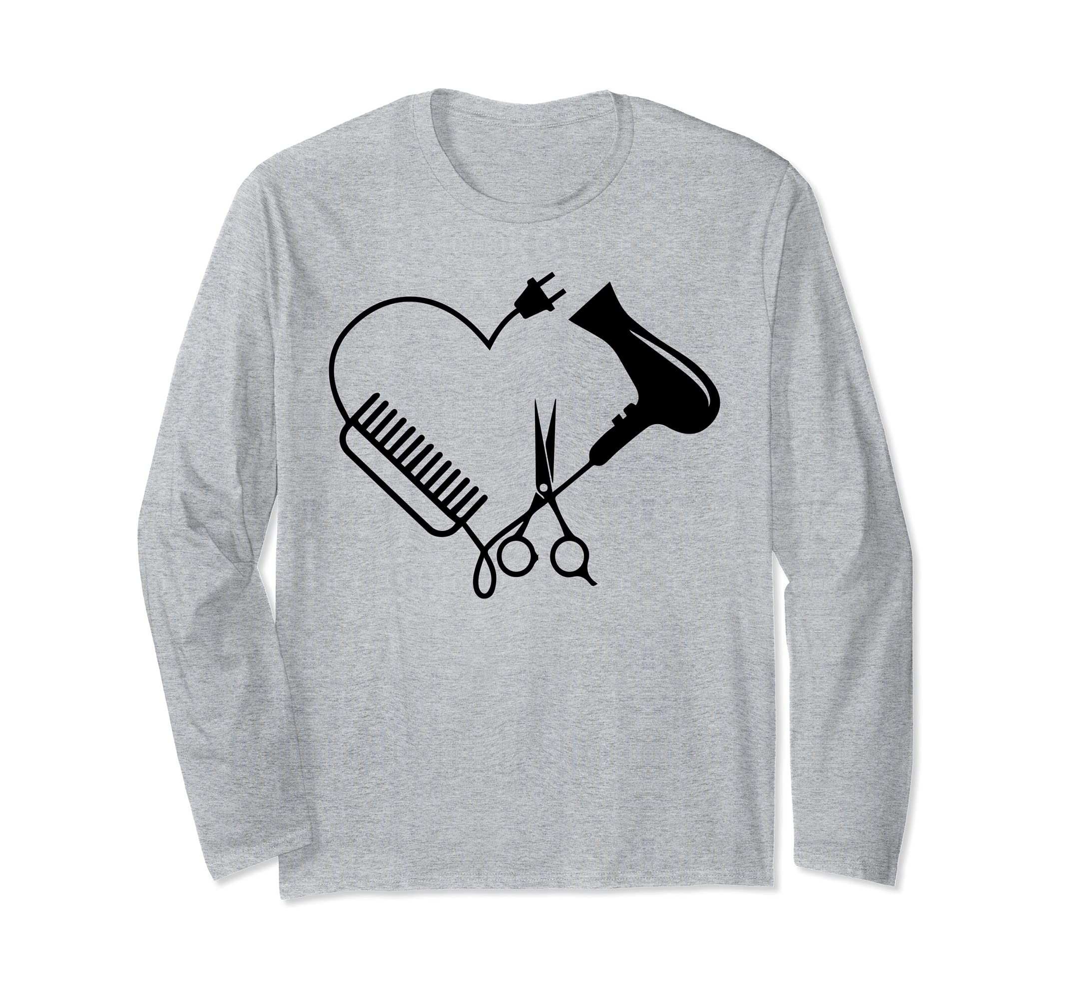 Barber Hairdresser Salon Hairstylist Hairdresser Gift Long Sleeve T-Shirt