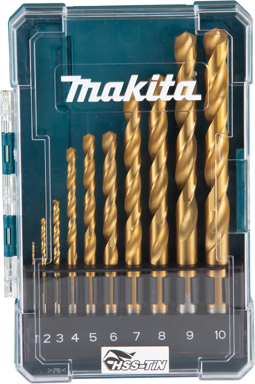 Makita D-72849 HSS TiN Drill Bit Eco Set 10 Piece