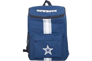 FOCO Cooler Backpack – Portable Soft Sided Ice Chest – Insulated Bag Holds 36 Cans - Football Gear – Show Your Team Spirit with Officially Licensed Fan Gear