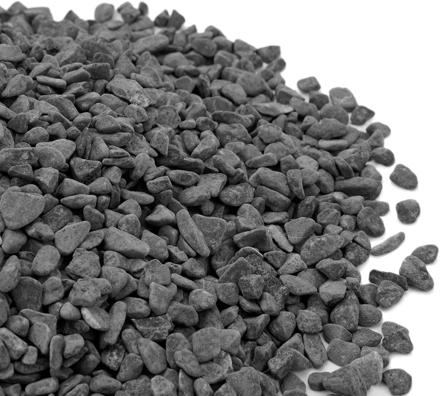 Hardscaping Materials - Mr. Fireglass Natural Decorative Gray Bean Pebbles 1/5
