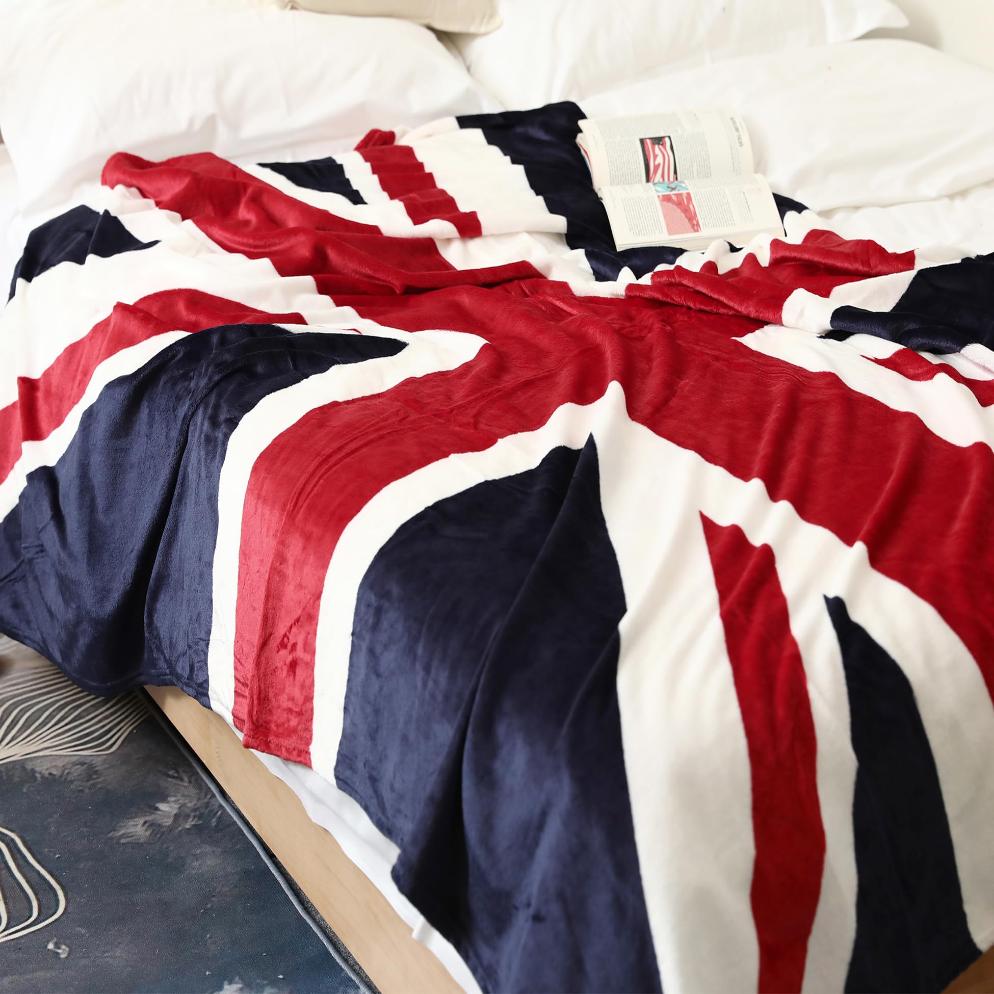 Mua British Flag Blanket, Super Soft Union Jack Throw Blanket Twin Size