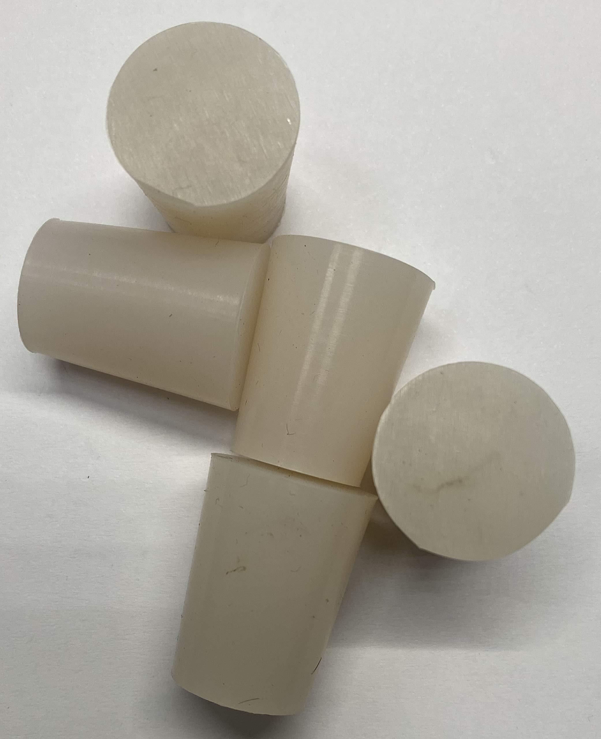 dexierp Protection Force Stopper Plug For 11/16" 23/32" 17-19mm Hole (Pack of 10) tube Bottle Openning 3/4-10 UNC 3/4-16 UNF M20 Thread Nut Paint Masking Reusable Silicone Rubber