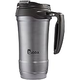 Bubba HERO Vacuum-Insulated Stainless Steel Travel Mug with Handle, 18 oz, Gunmetal