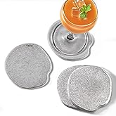 Momo Lifestyle Porta Copos de Terra Diatomácea Drycup, Seca em 1 Minuto, Formato Orgânico Concha, 4 Unidades