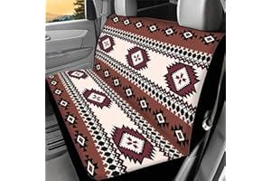 ZPINXIGN Aztec Rear Bench Seat Cover Western Car Accessories Universal Back Seat Cover for SUV Truck Split Stretchy Backrest Protector for Kids Car Interior