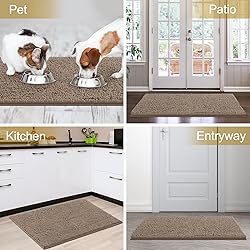IM HOME Chenille Absorbent Outdoor Doormat 36" x
