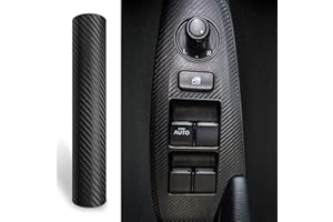 Silence Shopping 3D Black Carbon Fiber Vinyl Wraps Car DIY Wrap Vinyl Roll Film Self-Adhesive Twill Weave Sheet Sticker 127X30cm/50 X11.8 (Black)