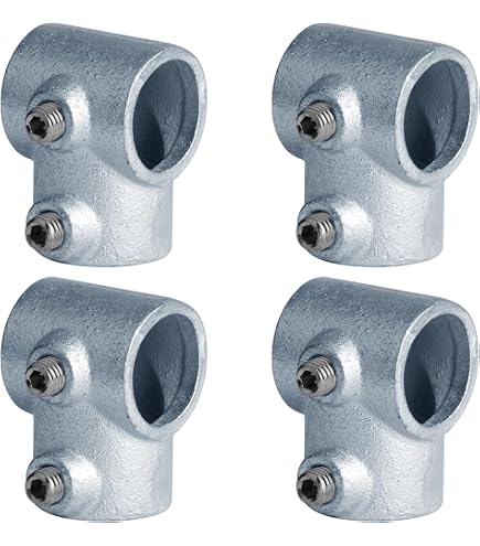 2pc 3 Way Corner Up Angle Low Peak Canopy Fitting Lean To Patio (P3JB