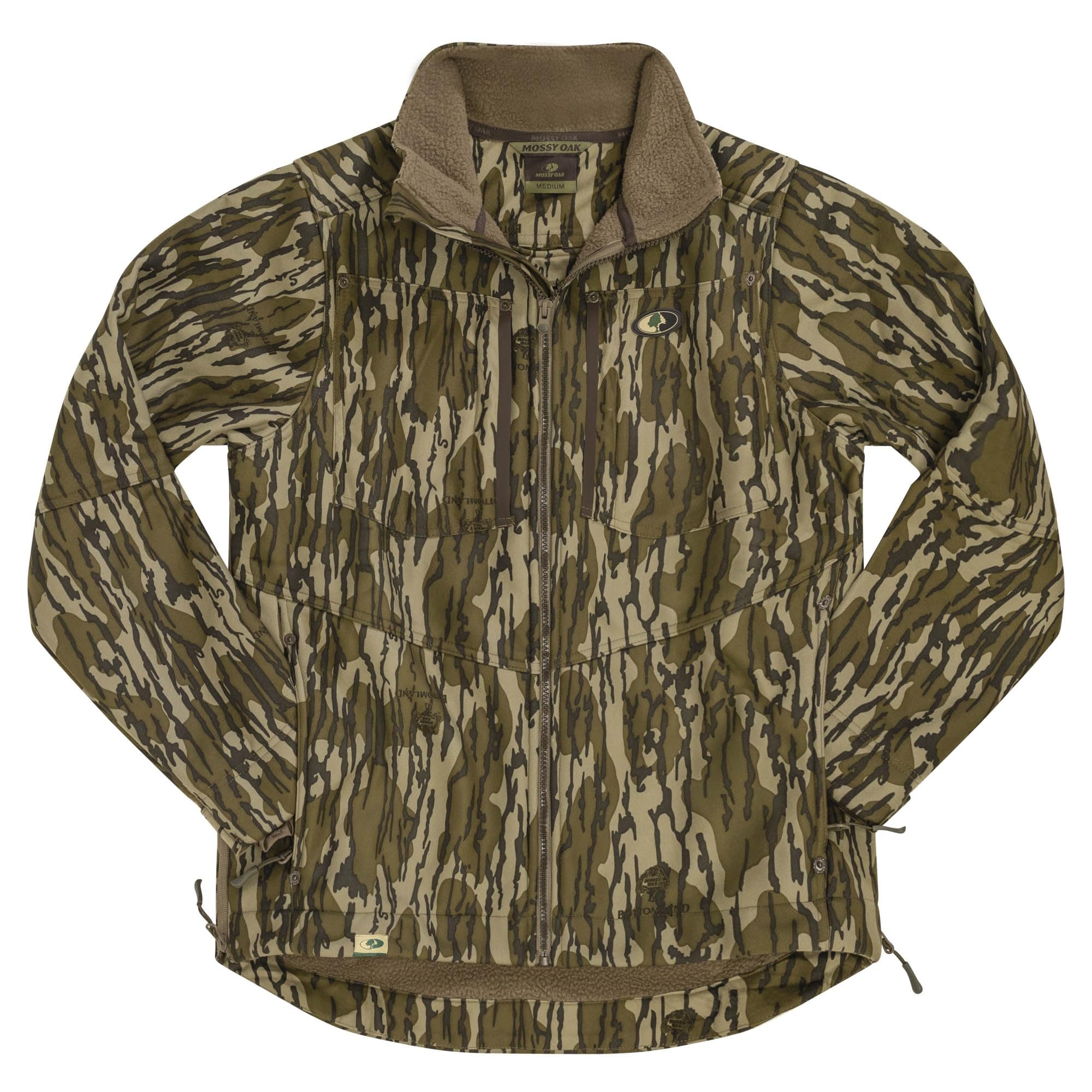 Mossy Oak Sherpa Fleece Lined Camo Hunting Jacket for Men Image