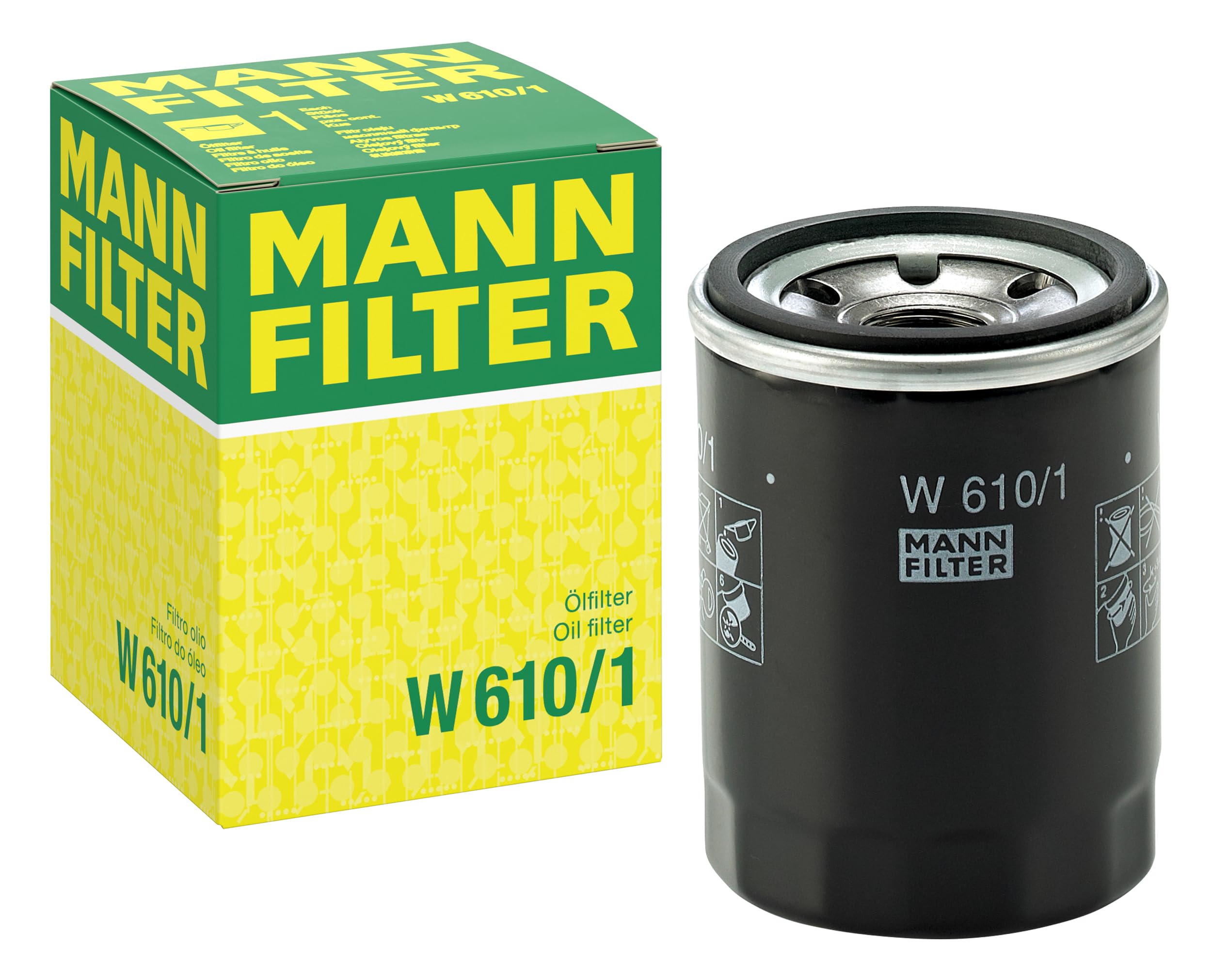 MANN-FILTER W 610/1 Oil Filter - for Cars + Transporters