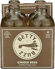Betty Booze, Ginger Beer, 4pk, 9 Fl Oz