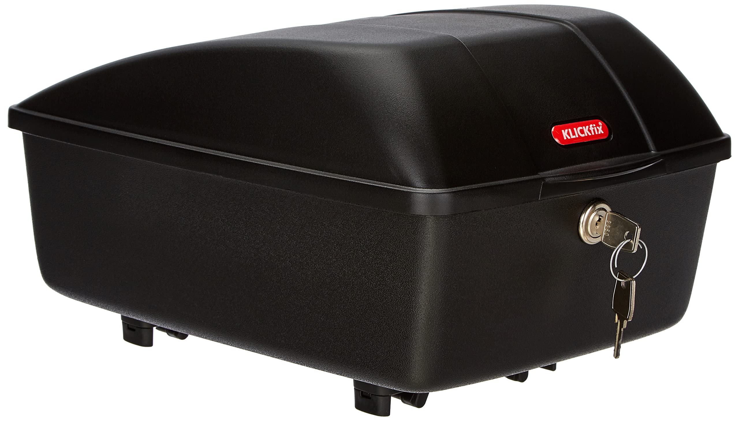 KlickFix 0845R Bicycle Box 12 L for Racktime Carrier Black M