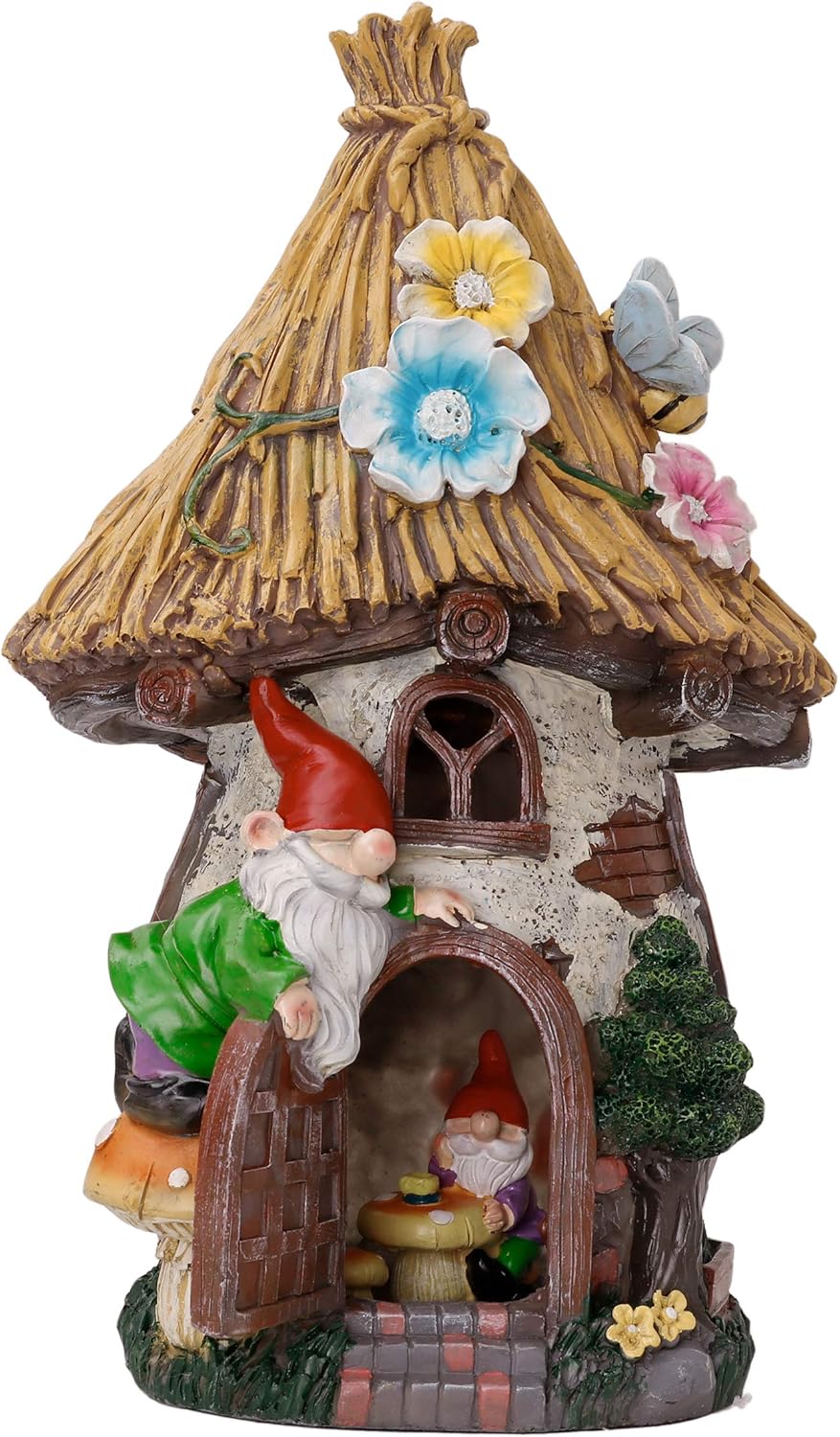 Lilly And Len Gnomi Da Giardino - Decorazione Elfo E Fata | Troll Magico Per Esterni - Foto 2