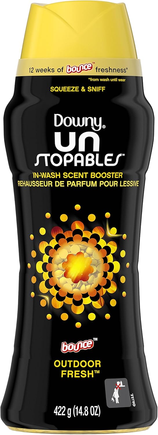 Downy Unstopables In-Wash Scent Booster Beads, Bounce Outdoor Fresh Scent, 14.8 oz: Health & Personal Care