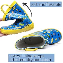 WTW Toddler and Kids Rain Boots Unisex-Child