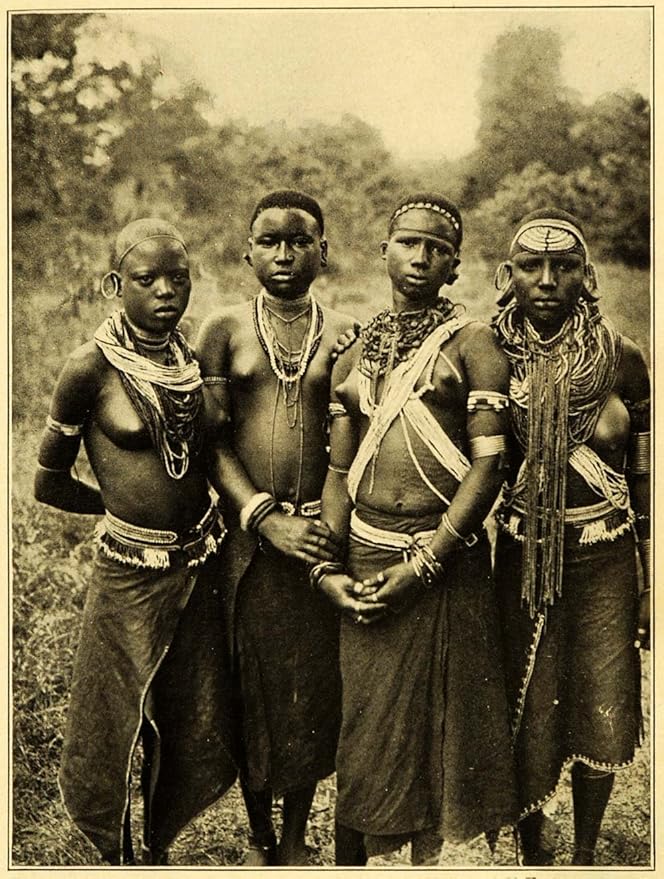 1909 Print Nude Taveta Forest Tribe Girls Kenya Culture Tribal Jewelry Portrait Original Halftone Print Amazon Co Uk Kitchen Home 1909 Print Nude Taveta Forest Tribe Girls Kenya Culture Tribal Jewelry Portrait Original Halftone Print Amazon Co Uk Kitchen Home