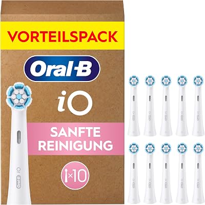 iO Aufsteckbürsten Sanfte Reinigung, Weiß, 10 Stück