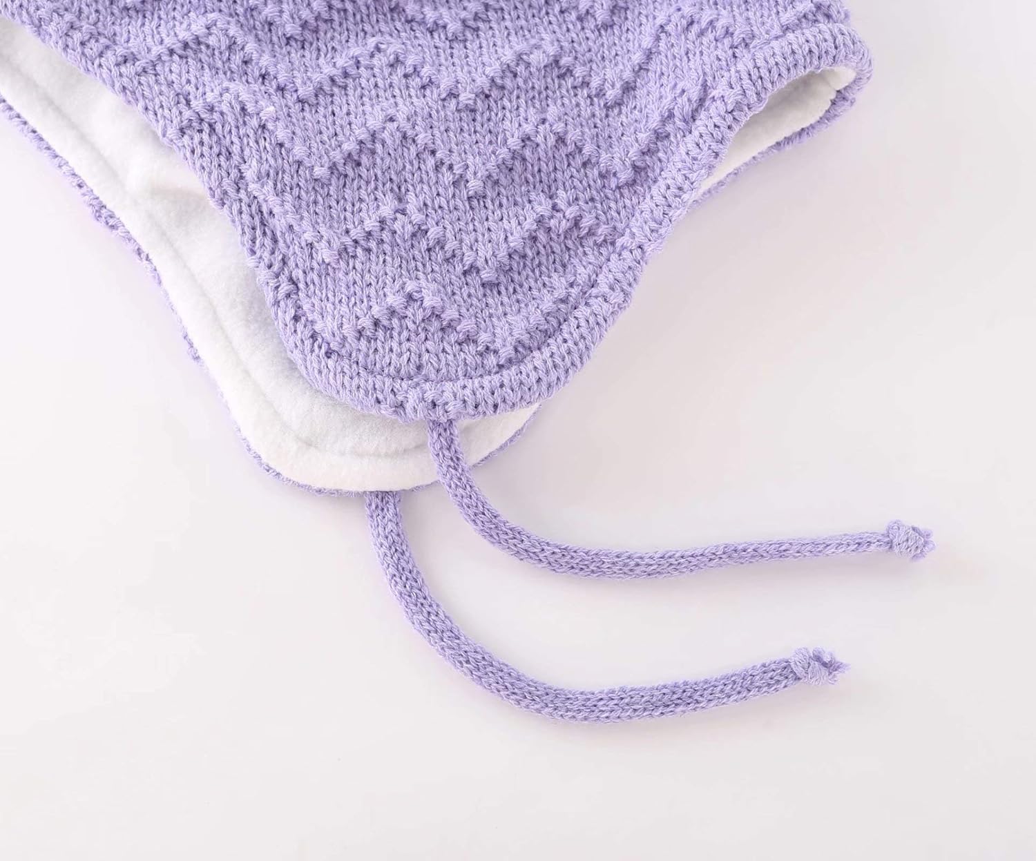 Connectyle Toddler Boys Girls Fleece Lined Knit Kids Hat with Earflap Winter Hat: Clothing
