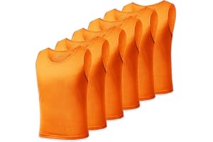 EVTHSU 6 Pack Adult/Youth/Kids Sports Penny for Football Team Basketball Training Jerseys