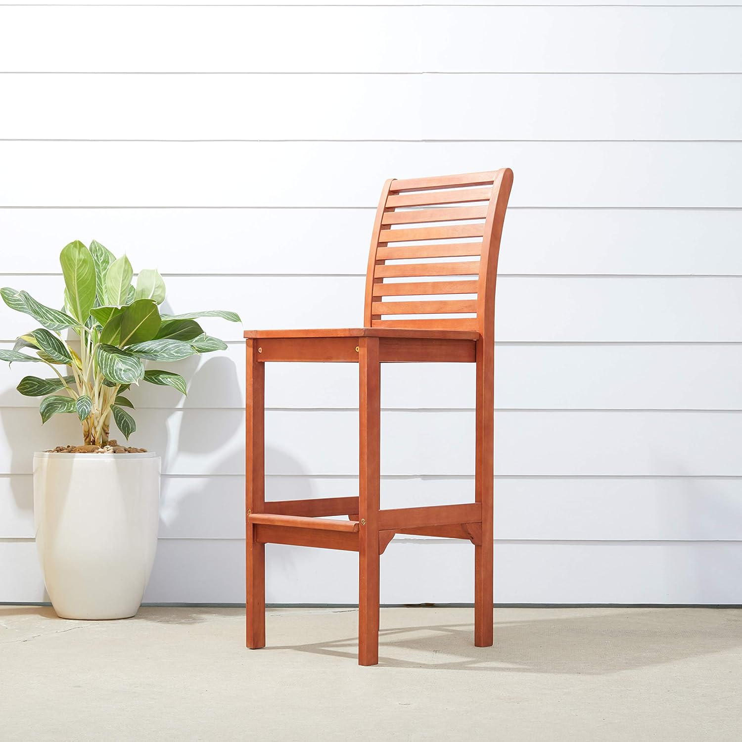 Vifah Malibu Outdoor Bar Chair: Garden & Outdoor