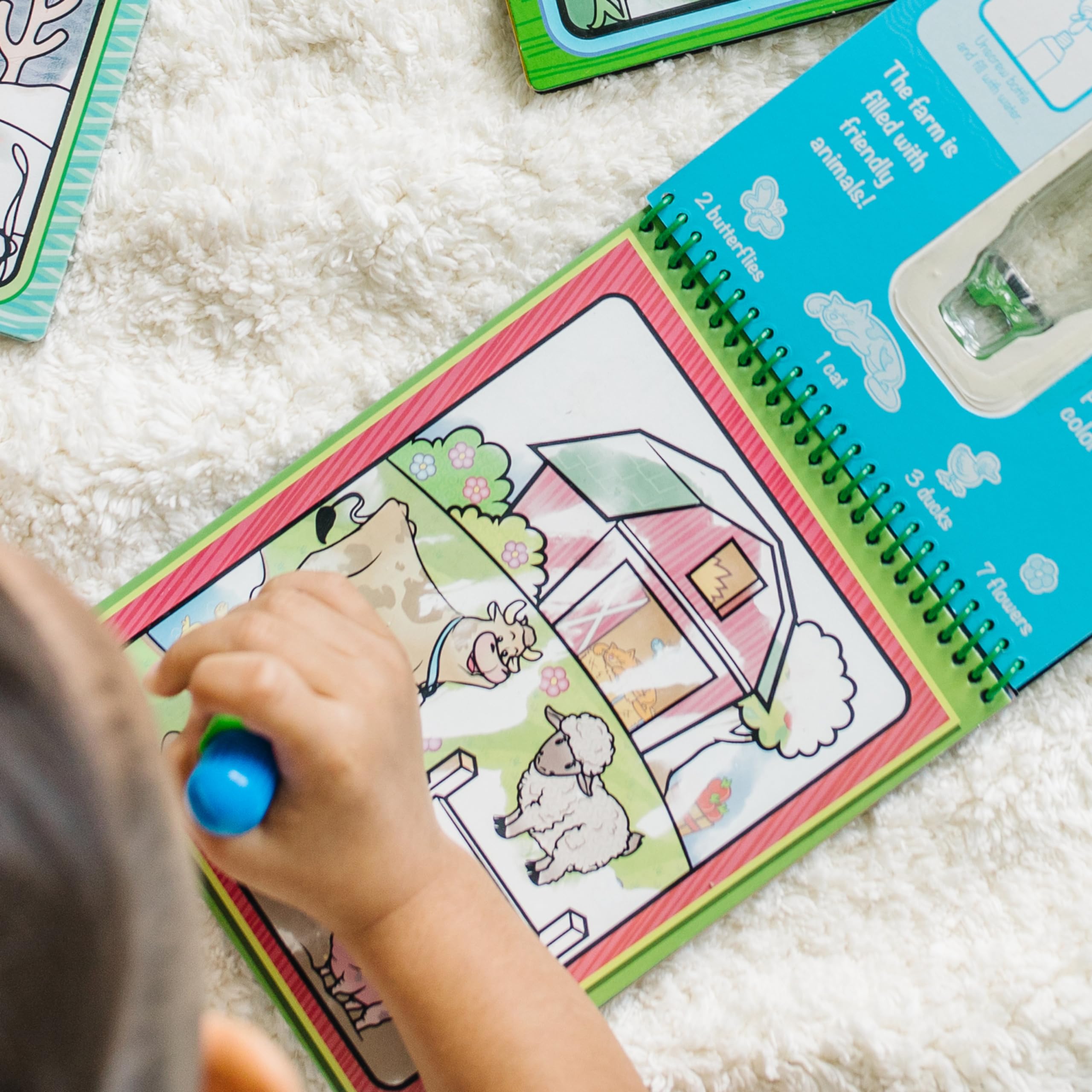Melissa & Doug On The Go Water Wow! Reusable Water-Reveal Activity Pads, 3-pk, Colors and Shapes, Fairy Tales, Animals