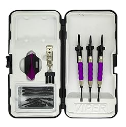 Sure Grip Viper Purple Soft Tip Darts with Dart