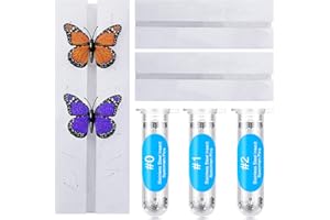 Cindeer 5 Pcs Insect Specimen Tool Kit Entomology Taxidermy Supplies, 2 Pcs Insect Pinning Spreading Board Butterfly Display Board 300 Pcs 3 Size Stainless Steel Pin for Bugs Collection