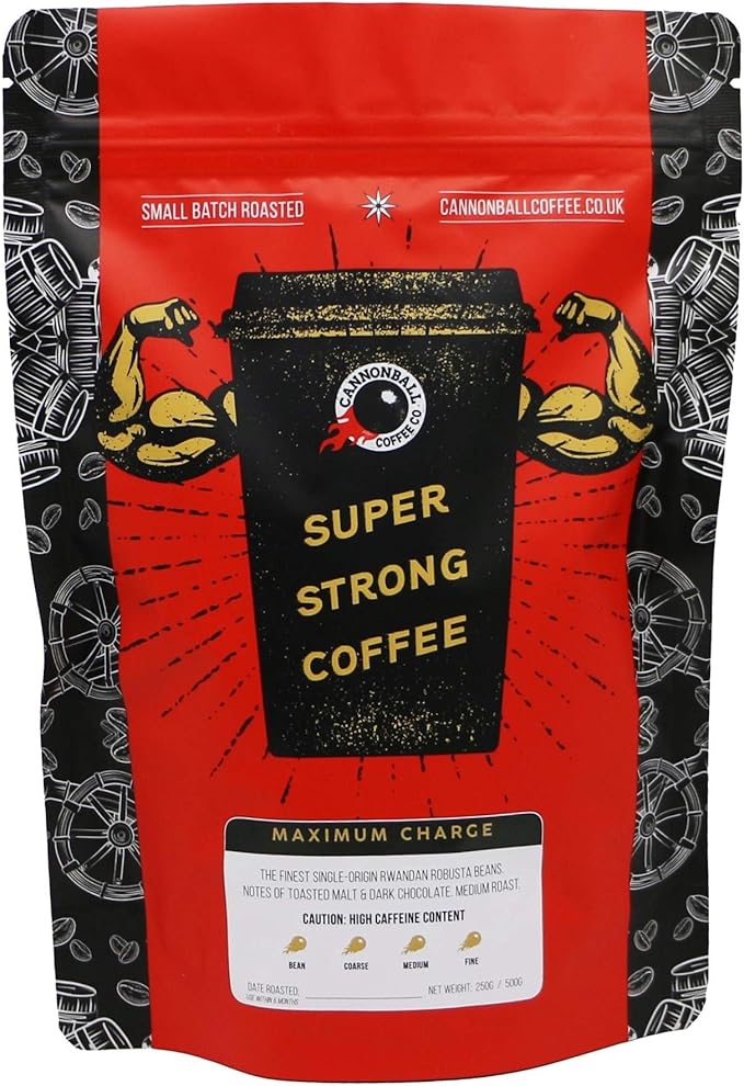 Maximum Charge 500g Lab Certified World's Strongest Coffee Extremely