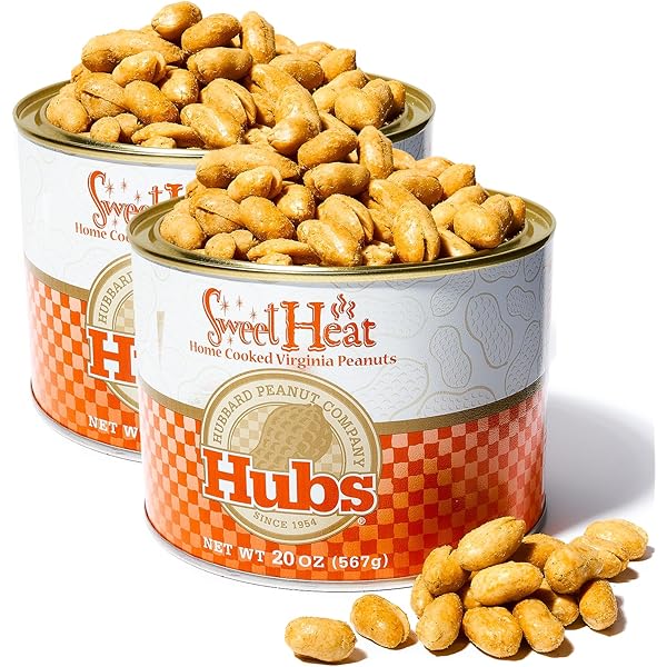 Amazon.com : Hubs Peanuts Honey Kissed - Premium Virginia Nuts