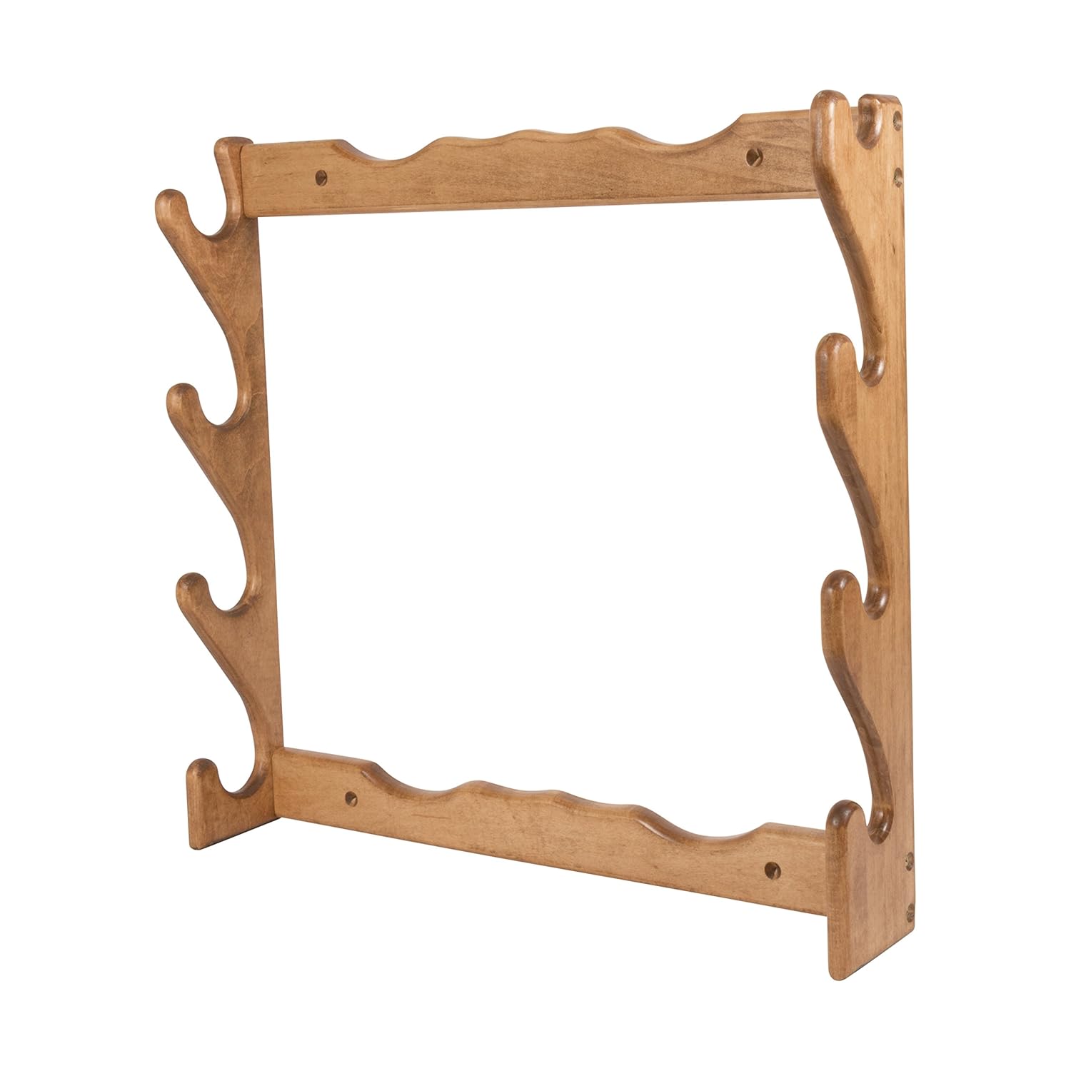 Gun Rack, Wooden Wall Mount Four Rifle Rack, gun Storage,Hunting Rifles
