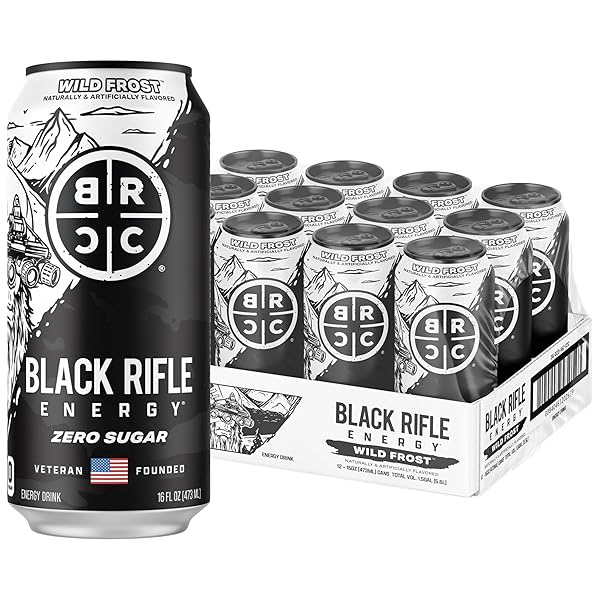 BLACK RIFLE COFFEE COMPANY WILD FROST, 16 OZ, 12 CT