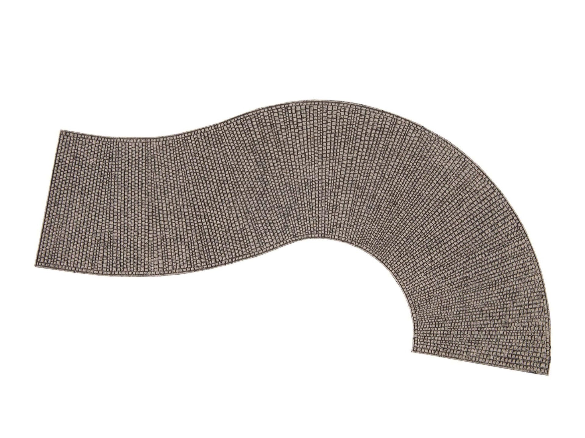 Noch Structured Curve “Cobblestone” 7, 5 cm Wide, Approx. 32 cm Long