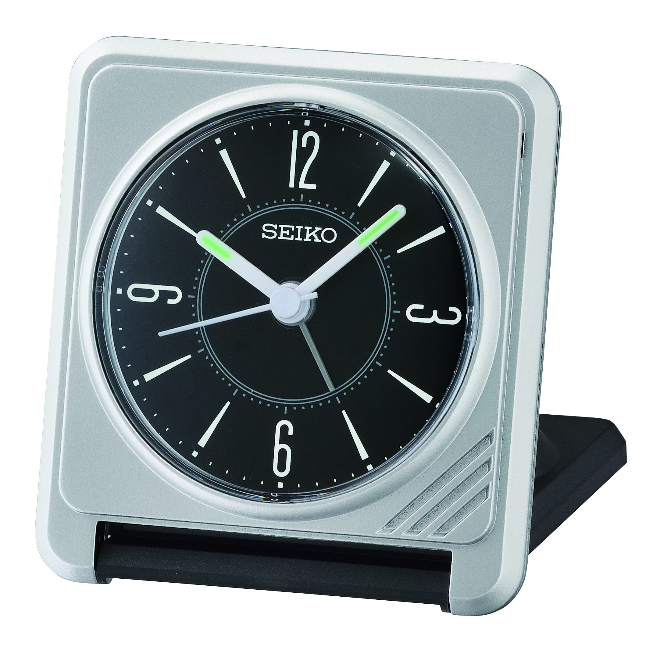 Seiko Clock Plastic Silver Standard